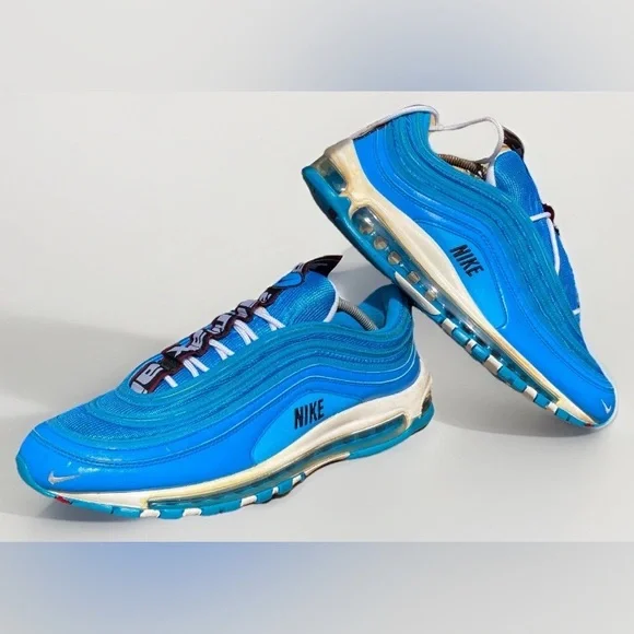 🛜🟥US 11- Nike Air Max 97 “Blue Hero" 2018 {312834-401} Men's Sneak - Picture 5 of 14